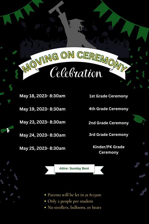 Moving On ceremony